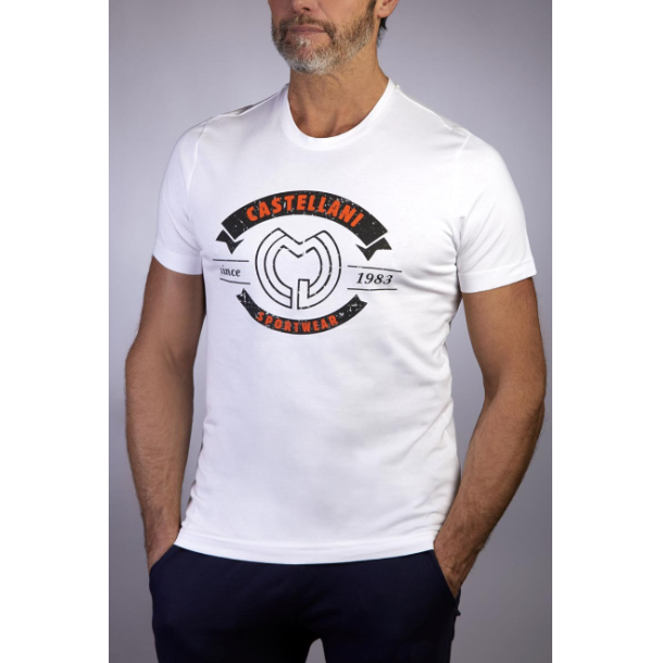 Castellani hvid Tshirt