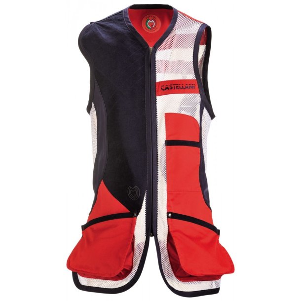 Castellani skydevest rd/bl