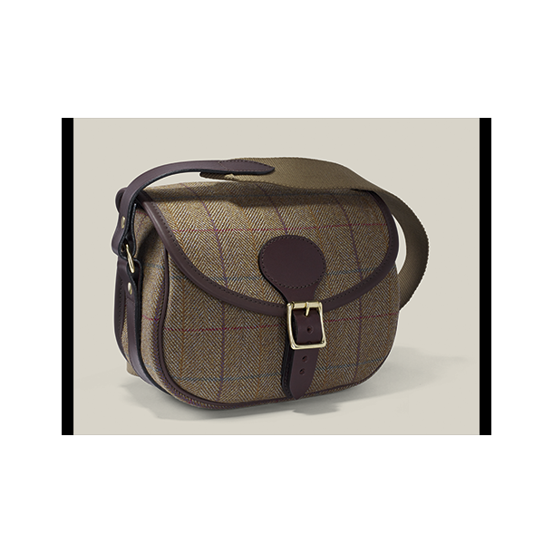 Helmsley Tweed patrontaske Burgundy 