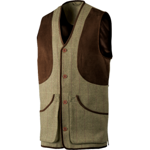 Ragley vest Moss check