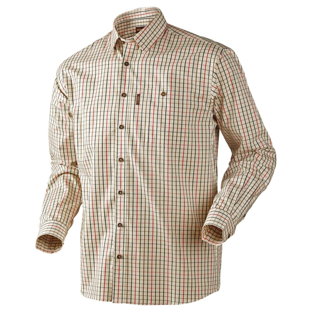 Red Check Lancaster skjorte 